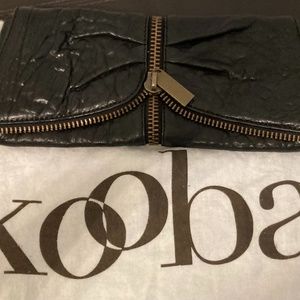 Kooba leather clutch purse